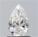 Natural Diamond 0.60 Carats, Pear with  Cut, G Color, VS1 Clarity and Certified by GIA