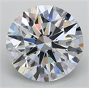 Del inventario de diamantes de laboratorio, 2.05 quilates, Redondo , Color E, claridad VS1 y certificado IGI