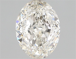 Picture of Natural Diamond 1.02 Carats, Oval with  Cut, K Color, SI2 Clarity and Certified by GIA