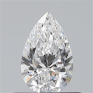 Picture of Natural Diamond 0.50 Carats, Pear with  Cut, D Color, VS1 Clarity and Certified by GIA