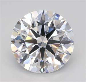 Picture of Lab Grown Diamond 5.34 Carats, Round with Ideal Cut, E Color, VS2 Clarity and Certified by IGI