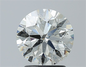 Foto Diamante Natural 2.00 quilates, Redondo , Color H, claridad SI2 y certificado IGI de
