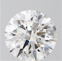 Lab Grown Diamond 5.92 Carats, Round with Ideal Cut, G Color, VS2 Clarity and Certified by IGI