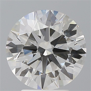 Picture of Lab Grown Diamond 3.60 Carats, Round with Ideal Cut, F Color, VS1 Clarity and Certified by IGI