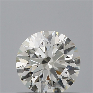 Picture of Natural Diamond 0.53 Carats, Round with Excellent Cut, H Color, VS1 Clarity and Certified by IGI