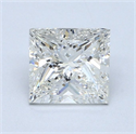 Natural Diamond 1.70 Carats, Princess with  Cut, H Color, VS2 Clarity and Certified by GIA