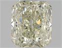 Natural Diamond 1.04 Carats, Radiant with  Cut, L Color, IF Clarity and Certified by HRD