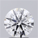 Lab Grown Diamond 2.50 Carats, Round with Ideal Cut, D Color, IF Clarity and Certified by IGI