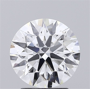 Picture of Lab Grown Diamond 2.50 Carats, Round with Ideal Cut, D Color, IF Clarity and Certified by IGI
