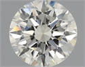 Natural Diamond 1.00 Carats, Round with Excellent Cut, H Color, VVS2 Clarity and Certified by IGI