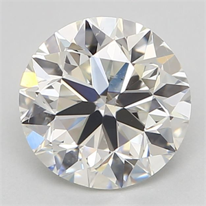 Picture of Natural Diamond 0.90 Carats, Round with Very Good Cut, J Color, SI1 Clarity and Certified by GIA