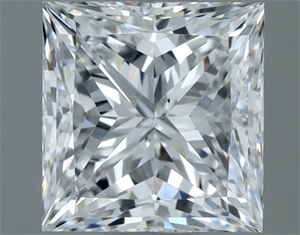 Picture of Natural Diamond 1.21 Carats, Princess with  Cut, D Color, VS2 Clarity and Certified by GIA