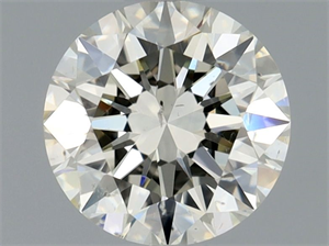 Foto Diamante Natural 0.70 quilates, Redondo , Color K, claridad SI1 y certificado GIA de