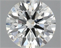 Natural Diamond 0.70 Carats, Round with Excellent Cut, I Color, SI1 Clarity and Certified by IGI