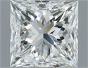 Diamante Natural 1.51 quilates, Princesa , Color I, claridad VVS1 y certificado IGI