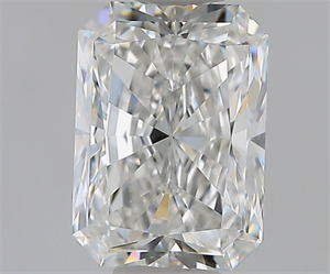 Picture of Natural Diamond 1.01 Carats, Radiant with  Cut, F Color, VS1 Clarity and Certified by GIA