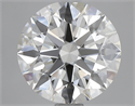 Natural Diamond 2.12 Carats, Round with Excellent Cut, H Color, VVS2 Clarity and Certified by GIA