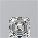 Diamante Natural 0.90 quilates, Asscher , Color H, claridad VVS1 y certificado GIA