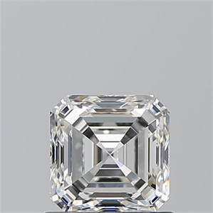 Foto Diamante Natural 0.90 quilates, Asscher , Color H, claridad VVS1 y certificado GIA de