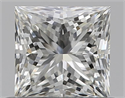Diamante Natural 0.59 quilates, Princesa , Color I, claridad VVS1 y certificado GIA