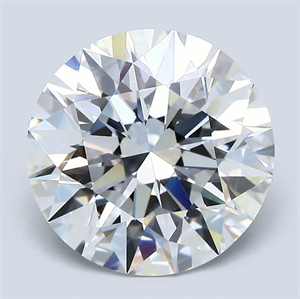 Picture of Natural Diamond 5.01 Carats, Round with Excellent Cut, E Color, VS1 Clarity and Certified by GIA