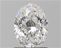 Natural Diamond 1.00 Carats, Oval with  Cut, F Color, SI2 Clarity and Certified by GIA
