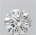 Diamante Natural 0.80 quilates, Redondo , Color D, claridad VVS1 y certificado HRD