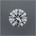 Natural Diamond 0.43 Carats, Round with Excellent Cut, F Color, SI2 Clarity and Certified by GIA