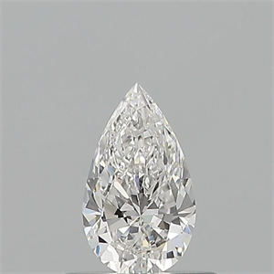 Picture of Natural Diamond 0.50 Carats, Pear with  Cut, E Color, VVS2 Clarity and Certified by GIA