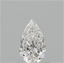 Diamante Natural 0.50 quilates, De pera , Color E, claridad VVS2 y certificado GIA