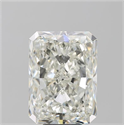 Diamante Natural 8.05 quilates, Radiante , Color J, claridad SI1 y certificado GIA