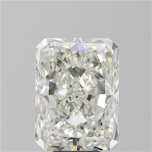 Foto Diamante Natural 8.05 quilates, Radiante , Color J, claridad SI1 y certificado GIA de