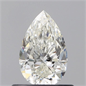Diamante Natural 0.55 quilates, De pera , Color H, claridad VVS2 y certificado GIA