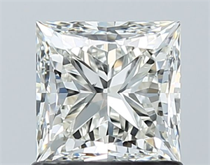 Picture of Natural Diamond 1.21 Carats, Princess with  Cut, H Color, VS2 Clarity and Certified by IGI