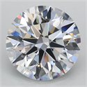 Del inventario de diamantes de laboratorio, 2.01 quilates, Redondo , Color E, claridad VVS2 y certificado IGI