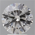 Lab Grown Diamond 3.02 Carats, Round with Ideal Cut, E Color, VS1 Clarity and Certified by IGI