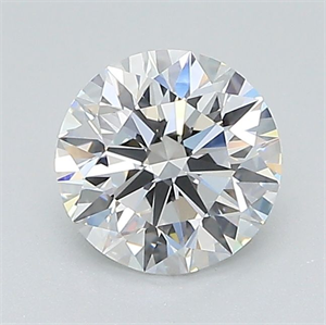 Picture of Lab Grown Diamond 1.03 Carats, Round with Ideal Cut, D Color, VVS1 Clarity and Certified by IGI