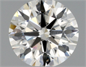 Diamante Natural 0.55 quilates, Redondo , Color I, claridad VVS2 y certificado GIA