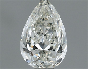 Picture of Natural Diamond 0.50 Carats, Pear with  Cut, H Color, VS1 Clarity and Certified by IGI