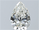 Natural Diamond 1.02 Carats, Pear with  Cut, I Color, SI1 Clarity and Certified by GIA