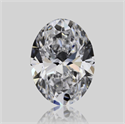 Natural Diamond 0.51 Carats, Oval with  Cut, D Color, VS2 Clarity and Certified by GIA
