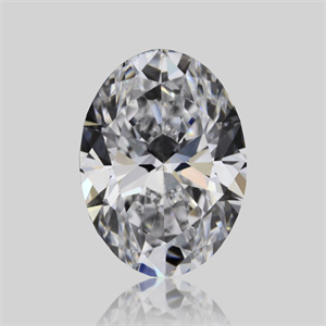 Picture of Natural Diamond 0.51 Carats, Oval with  Cut, D Color, VS2 Clarity and Certified by GIA