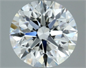 Natural Diamond 1.70 Carats, Round with Excellent Cut, G Color, VS1 Clarity and Certified by GIA