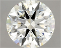 Natural Diamond 1.30 Carats, Round with Excellent Cut, L Color, SI2 Clarity and Certified by GIA