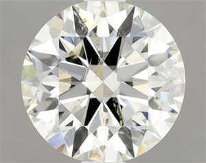 Picture of Natural Diamond 1.30 Carats, Round with Excellent Cut, L Color, SI2 Clarity and Certified by GIA