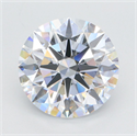 Lab Grown Diamond 4.66 Carats, Round with Ideal Cut, F Color, IF Clarity and Certified by IGI