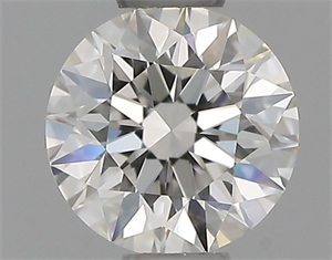 Picture of Natural Diamond 0.40 Carats, Round with Excellent Cut, H Color, VVS1 Clarity and Certified by GIA