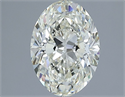 Natural Diamond 1.50 Carats, Oval with  Cut, J Color, VS1 Clarity and Certified by IGI