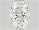 Diamante Natural 0.70 quilates, Ovalado , Color F, claridad VS2 y certificado GIA
