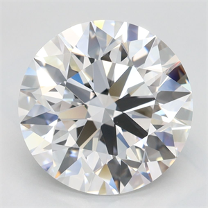 Picture of Lab Grown Diamond 3.93 Carats, Round with Excellent Cut, D Color, VVS1 Clarity and Certified by GIA
